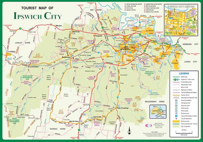 Map Of Ipswich Area