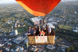 Floating Images Hot Air Balloon Flights over Ipswich